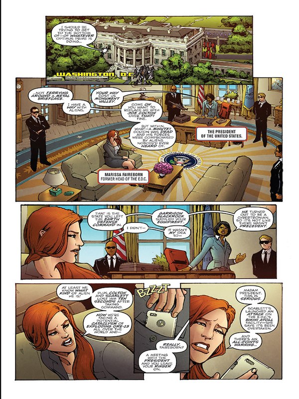 The Transformers Revolution Issue 1 Three Page ITunes Preview  (1 of 3)